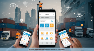 Enhance logistics efficiency with a feature-rich mobile app