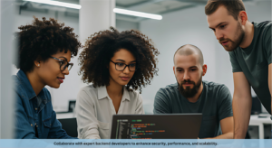 Collaborate with expert backend developers to enhance security, performance, and scalability